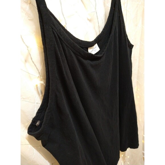 UNIVERSAL THREADS WOMENS 4X BLACK COTTON STRETCH TANK TOP OVERSIZE PLUS RELAXED - Picture 2 of 9